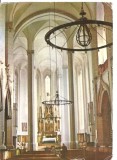 CPI (B2152) BRASOV. BISERICA NEAGRA, INTERIOR, CIRCULATA21.8.68, STAMPILE, TIMBRU IMPRIMAT