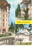 CPI (B2123) GOVORA. PAVILIONUL PALAS, VILA BUJORUL, MANASTIREA GOVORA, EDITURA OSETCM, CIRCULATA 1980, STAMPILE, TIMBRU IMPRIMAT, Fotografie