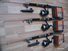 Set Pescar 1 Rod Pod 3 Avertizori 3 Swingeri 3 Mulinete 3 Lansete telescop 2,40 foto