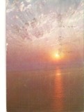CPI (B2130) SATURN. RASARIT DE SOARE PE MARE, EDITURA SPORT-TURISM, CIRCULATA 1991, STAMPILE, TIMBRE
