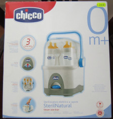 Chicco - Steril Natural pt. 5 biberoane, la cutie, ca nou foto