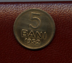 5 BANI 1952 -UNC foto