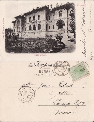 Bucuresti - Palatul Cotroceni - clasica foto