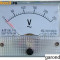 Aparat de masura, voltmetru analogic - 250V, curent continuu/78185