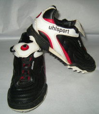 Adidasi crampoane din piele pt. fotbal Uhlsport pt copii mar.31 foto