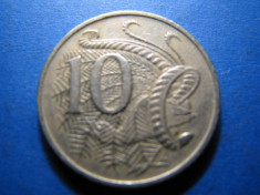 Australia 10 cent 1968 (portret: Machin) KM#65 foto