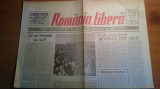 Ziarul romania libera 13 februarie 1990