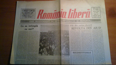 ziarul romania libera 13 februarie 1990 foto