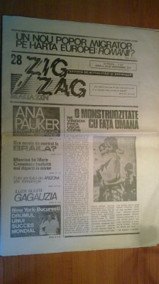 ziarul zig zag 18-24 septembrie 1990 foto