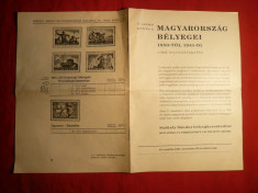 Lista Preturi ( catalog) Timbre Ungaria 1850-1941 -ed. 1941 foto