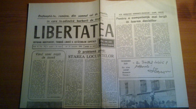 ziarul libertatea 25 ianuarie 1990 foto