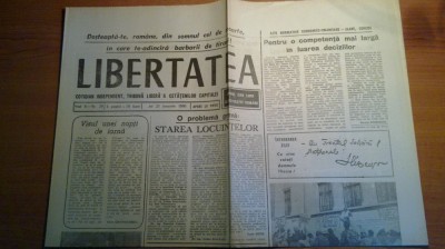 ziarul libertatea 25 ianuarie 1990 foto