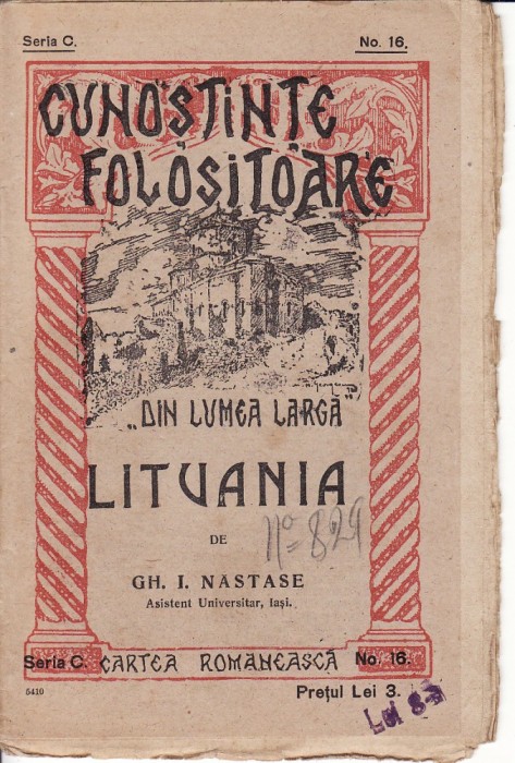 Din lumea larga- Lituania- brosura