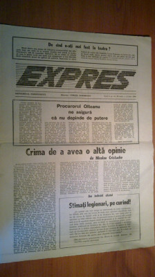 ziarul expres 29 iunie-5 iulie 1990 foto