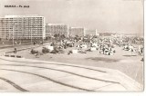 CPI (B1028) MAMAIA, PE PLAJA , EDITURA MERIDIANE, CPCS, CIRCULATA 1963, STAMPILE, TIMBRU FILATELIC