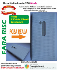 Husa Nokia Lumia 900 Case material dur MESH Alba !!!LICHIDARE DE STOC!!! foto