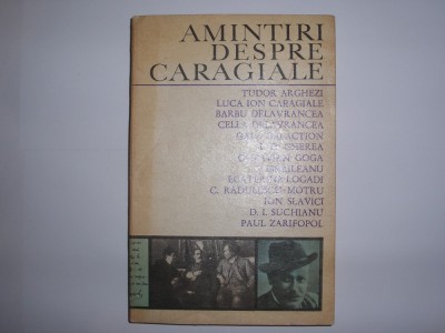 Amintiri despre Caragiale foto