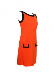 ATMOSPHERE, Rochie sarafan, ORANGE, portocaliu intens. Pret eticheta 45 EURO. OUTLET ARAD. Haine noi cu eticheta 100% originale foto