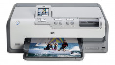 Imprimanta FOTO, SUPER ECONOMICA inkjet cu cartuse reincarcabile 363 HP Photosmart D7160 (similar 3110 3210 3310 5180 6180 6160 7360 8250) foto