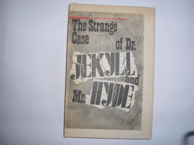 THE STRANGE CASE OF . DR. JEKYLL AND MR . HYDE - ROBERT LOUIS STEVENSO R20 foto