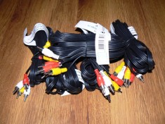 Cablu audio/video 3RCA la 3RCA 5m foto