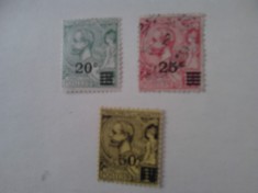 Monaco 1922 serie Albert I supratipar cota 15 euro