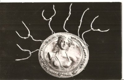 CPI (B1034) MUZEUL REGIONAL DE ARHEOLOGIE DOBROGEA - CONSTANTA, MEDALION, AUR, SEC. III I.E.N. CALLATIS, EDITURA MERIDIANE, CPCS, NECIRCULATA RPR foto