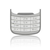 Tastatura Sony Ericsson Zylo inferioara argintie Originala foto