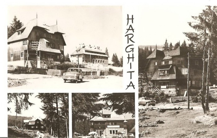 CPI (B1075) HARGHITA, MOZAIC 4 IMAGINI, EDITURA CPCS, SCRISA SI NECIRCULATA, RPR.