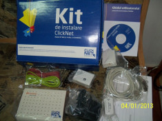 Kit de instalare internet ClickNet - Romtelecom foto