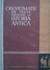 Crestomantie de texte _ Istoria antica foto