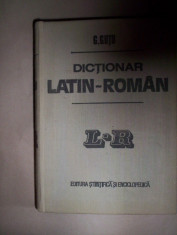 Dictionar latin - roman (cel mai mare) -Gh. Gutu foto