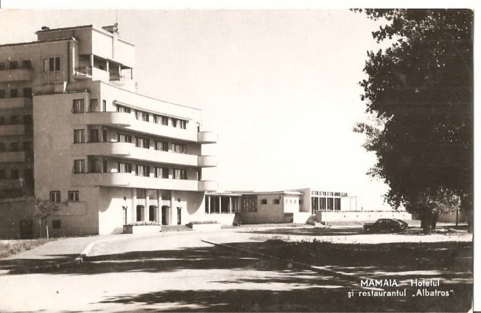 CPI (B1074) MAMAIA, HOTELUL SI RESTAURANTUL ALBATROS, EDITURA CPCS, CIRCULATA 1962, STAMPILE, TIMBRU.
