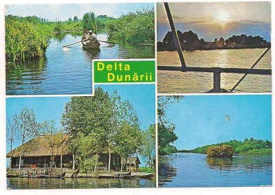 carte postala(marca fixa)-DELTA DUNARII foto
