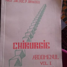 CHIRURGIE -ABDOMENUL VO.1 -LITOGRAFICA