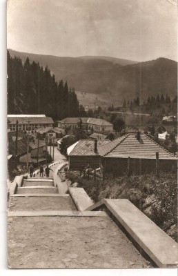 CPI (B1108) BORSEC - VEDERE SPRE DEPRESIUNEA BORSECULUI, EDITURA MERIDIANE CPCS, CIRCULATA 1965, STAMPILE, TIMBRU FILATELIC.. foto