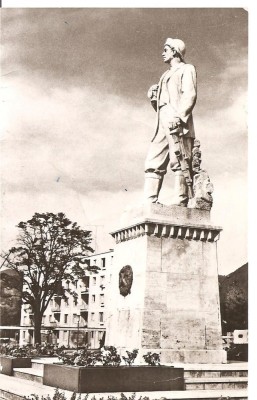 CPI (B1091) BAIA MARE - MONUMENTUL MINERULUI, EDITURA MERIDIANE CPCS, CIRCULATA, STAMPILE, TIMBRU FILATELIC. foto