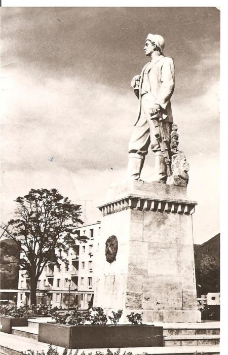 CPI (B1091) BAIA MARE - MONUMENTUL MINERULUI, EDITURA MERIDIANE CPCS, CIRCULATA, STAMPILE, TIMBRU FILATELIC.