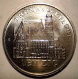 5.463 GERMANIA RDG DDR LEIPZIG THOMAS KIRCHE 5 MARK 1984 AUNC certificat, Europa, Cupru-Nichel