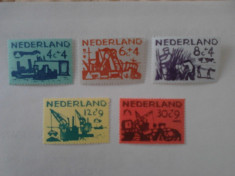 Olanda 1959 Industrie serie MNH cota 19 euro foto
