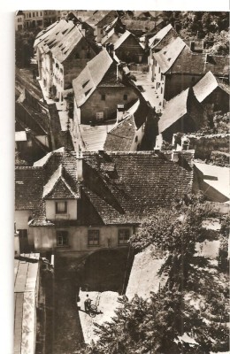 CPI (B1109) SIGHISOARA, EDITURA MERIDIANE CPCS, CIRCULATA 1972, STAMPILE, TIMBRU. foto