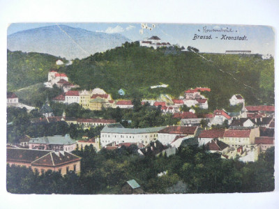 BRASOV - VEDERE PARTIALA - ANUL 1918 foto