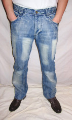 Blugi G-STAR RAW (Made in Italy) - Design Modern ( Marime: 33 ) - 88 cm in talie / 108 cm lungime foto