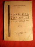 Cristian Constantinescu - Vorbirea Copilului -Caet II -Ed.I cca.1937