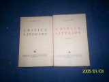 D.CARACOSTEA-CRITICE LITERARE-2 VOL.