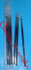 Pensula dreapta pentru gel uv,gel unghii false,manchiura pedichiura cu maner de lemn. foto