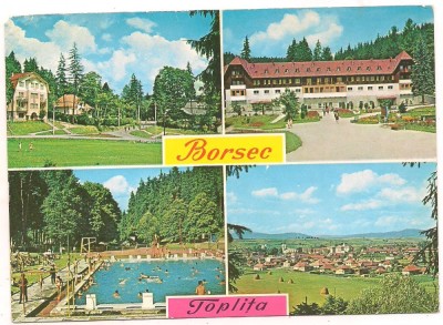 carte postala(marca fixa)-TOPLITA- BORSEC foto