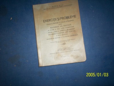 EXERCITII SI PROBLEME PTR CLS VIII foto