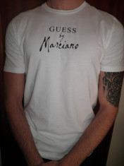Guess by Marciano- 100 % ORIGINAL-tricou alb barbati - S si M foto
