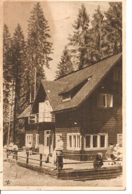 CPI (B1118) PREDEAL - CABANA CLABUCET, EDITURA LIBRARIA NOASTRA, CIRCULATA 1955, STAMPILE, TIMBRU FILATELIC. foto